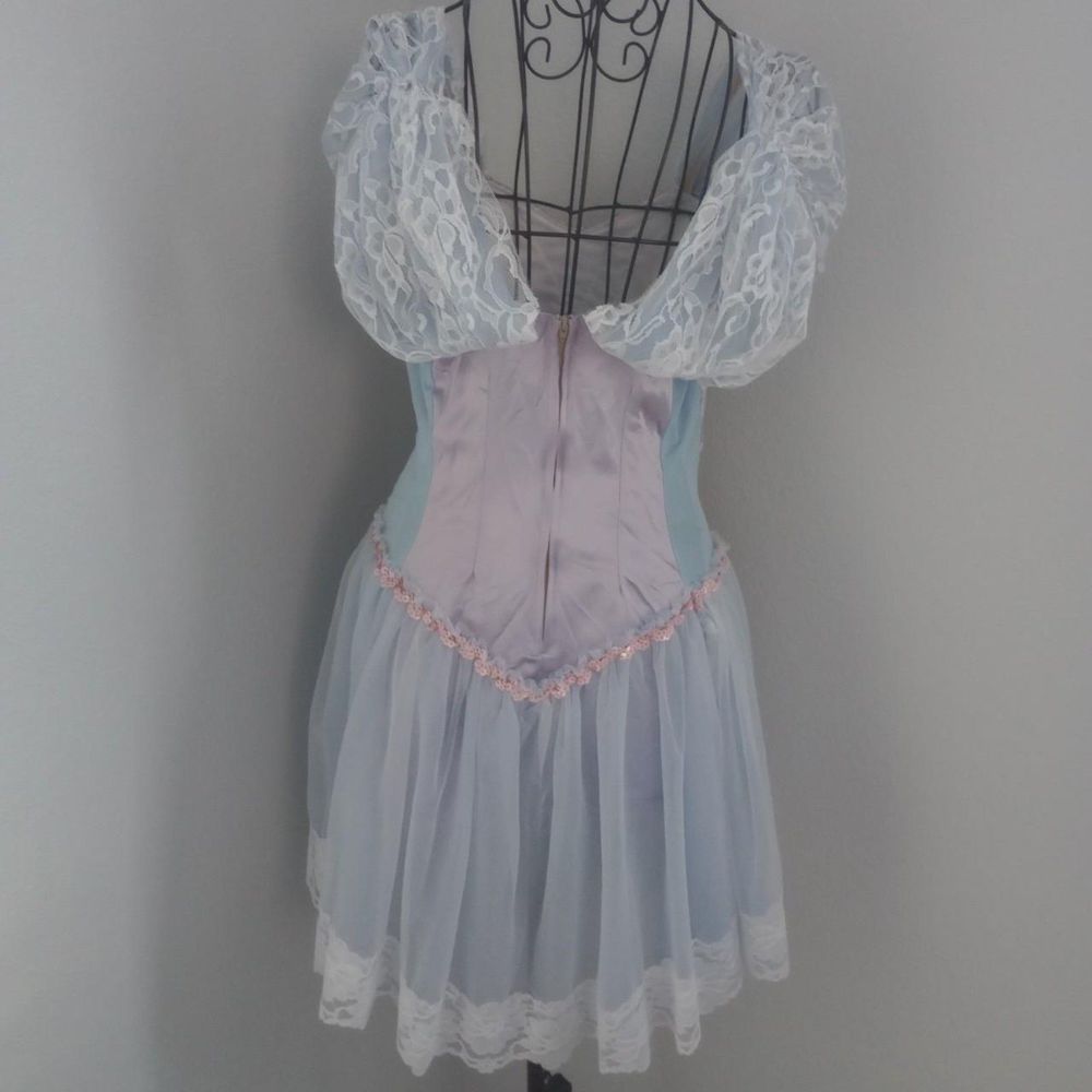 Vintage Barbie Swan Lake Coquette Dress - Picture 2 of 4